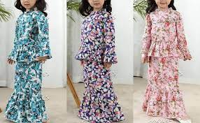 Baju kurung kanak kanak perempuan as syahid collections. Ide Terkini 48 Baju Kurung Kanak Kanak 2020