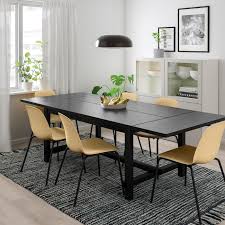 Hast du nur wenig platz in einer. Nordviken Leifarne Black Broringe Black Table And 4 Chairs Ikea Ikea Tisch Ikea Lisabo Esszimmertisch Holz