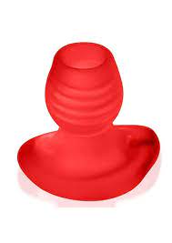Glowhole 1 Hollow Buttplug with LED Insert - Small - Red Morph |  TabooAdultToys.com