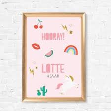 Verjaardag Bedankje Snoeppotje Unicorn Partydeco Nl