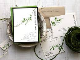 Modern Garden Green Wedding Invitations Garden Wedding Invitation Natural Baker Green Wedding Invitations Garden Wedding Invitations Irish Themed Weddings