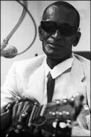 Sleepy John Estes during recording session in Memphis. October, 1969.