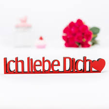 16 bände in 32 teilbänden. Dekoschriftzug Ich Liebe Dich