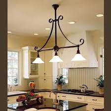 French country kitchen lighting is a popular concept that falls under giant umbrella of vintage interior design. Three Light Scroll Chandelier With 2 1 4 Shade Holders Country Kitchen Lighting French Country Lighting Country Light Fixtures