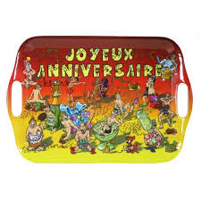 Plateau Humour Joyeux Anniversaire Avec Hommes Cdiscount Maison