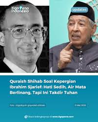 Suasana haru menyelimuti pemakaman Ibrahim Sjarief bin Husein Ibrahim  Assegaf, suami jurnalis Najwa Shihab, yang telah dimakamkan di TPU Jeruk  Purut, Jakarta Selatan, Rabu (21/5/2025) sekitar pukul 10.30 WIB. Kepergian  Ibrahim Sjarief