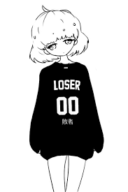 Cute Black And White Kawaii My Art Monochrome Anime Girl Anime Art Manga Girl Japanese Text Anime Kawaii Arte Anime Kawaii Anime Girl