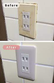 電気スイッチ コンセントプレートをdiyで交換する方法 電気スイッチ コンセントカバー コンセント