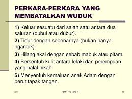 Beberapa diantara 4 perkara yang membatalkan wudhu tersebut ialah; Andalus Corporation Pte Ltd Ppt Download