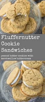 Fluffernutter Cookies Recipe Chewy Peanut Butter Cookies Best Peanut Butter Cookies Desserts