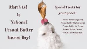 Peanut butter has become a staple in many american homes. National Peanut Butter Lovers Day With Special Treats For Dogs Wagging Tails Pet Resort Spaw West Hartford 1 March 2021
