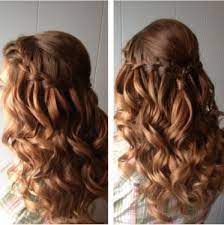 Waterfall Braid Curly Hair Styles Hair Hair Inspiration