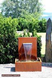 Wasserspiel Cortenstahl Wasserfall 30 Im Edelrost Design Inkl Pumpe Gartenbrunnen Wasserspiele Wasserspiel Garten