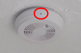 You can mount any dummy smoke detector with a spy camera. They Noticed A Black Hole In Their Smoke Detector Then Confirmed Their Worst Fears