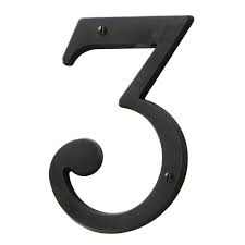 There should be one space between address elements. Baldwin 5 In Oil Rubbed Bronze House Number 3 90673 102 Cd The Home Depot