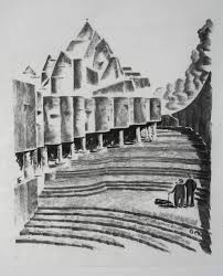 Gottfried böhm's brutalist church of the pilgrimage in neviges is a crystalline mountain that features sharp angles and rough concrete. Angel Muniz On Twitter Gottfried Bohm Sketches Church Neviges Architecture Arquitectura Drawing Sketch Gottfriedbohm Bohm Church Neviges Https T Co Xzgdruvczo Https T Co Aksvx5hhgp