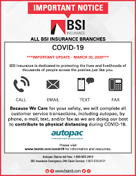 We all knew the fact usps provides innumerable services to all over the world. Bsi Insurance On Twitter Because We Care For Your Safety We Will Complete All Customer Service Transactions By Phone E Mail Text And Or Fax As We Have Suspended In Person Transactions During The Covid 19