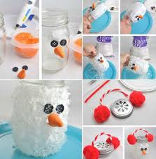 Winter Basteln Kindern Anleitung Schneemanner Selber Machen Laterne Diy Weihnachtszeit Basteln Basteln Mit Kindern Winter Basteln Weihnachten