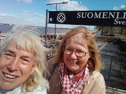 Early 1960's Ebba and Hilding,Viola Hansson and Boris ,Bertel Fagernas me  and my sister.