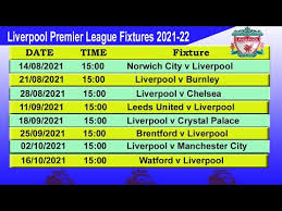 While this is a relatively gentle start to the run, memories of ollie watkins running riot at villa park and joe willock netting a late newcastle equaliser are still fresh in the mind. Premier League Liverpool Fixtures 2021 2022 Liv Fc Fixtures Youtube