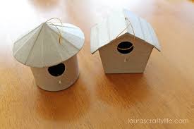 Make your own bird house. Kid S Craft Painted Bird Houses