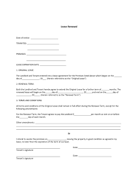 Although most landlords are scrupulous about maintaining and returning security deposits, the letter should remind your landlord that you expect your deposit back. 36 Best Lease Renewal Letters Forms Word Pdf á… Templatelab