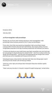 Pihak yang bertanggungjawab terhqdap pertunjukkan teater adalah. Not An Easy Decision Joe Flizzow Postpones Wedding Due To Coronavirus Kaw Rojak Daily