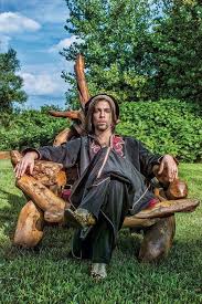 Prince Sitting In The Garden At Paisley Park In His Infamous Woodland Elf Chair Photo By Steve Parke The Artist Prince Photos Of Prince Pictures Of Prince