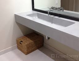 floating sink for commercial bathroom
