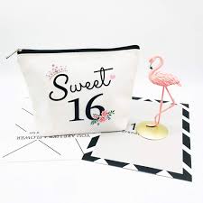 4.6 out of 5 stars with 42 ratings. Luggage Travel Gear Sweet 16 Gifts For Girls 16th Birthday Gifts Ideas 16 Year Old Girls Sweet Sixteen Gifts For Teen Girls Cute Makeup Bag Travel Accessories