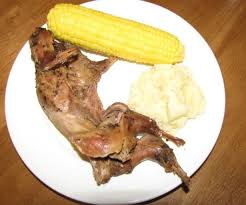 When Hunting Is Bad One Squirrel Recipe 1 Squirrel 1 Large Orange Butter Salt And Pepper Place Squirrel In Baking Dis Venison Recipes Squirrel Food Game Food
