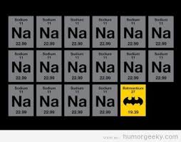 Elemento Quimico Batman Chistes De Ciencia Humor De Nerd Juegos De Palabras Divertidos