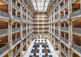 George Peabody Library Maryland Peabody Library Beautiful Library George Peabody Library
