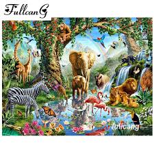 Animal world usa brings benji once a ms shelter dog, who became a movie star, back home in style Diy Diamond Painting Jungle Paradise Animals Wild Animal Paintings Lake Art