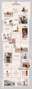 All from our global community of graphic designers. Instagrid 5 0 Creative Modern Instagram Puzzle Template 153546 Websites Design Bundles Templates Para Instagram Marketing De Midia Social Ideias Instagram
