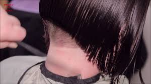 #bobbed hair #buzzed nape #undercut #hair color #short hair #colored hair #clippers. 2019 08 Katerina Preview Long Hair Cut To Bob With Buzzed Nape Youtube