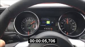 2015 mustang v6 0 60. Ford Mustang 3 7 V6 0 100 0 60 Acceleration Youtube