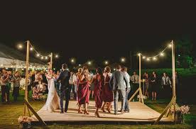 15 Fabulous Unique Wedding Dance Floor Ideas Outdoor Dance Floors Dance Floor Wedding Wedding Backyard Reception