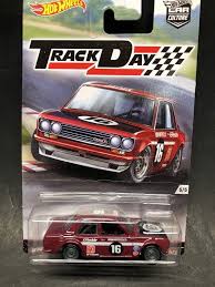 2017 Hot Wheels Car Culture Track Day Series Datsun Bluebird 510 With Real Rider Hotwheels Datsun Hot Wheels Cars Datsun Bluebird Datsun
