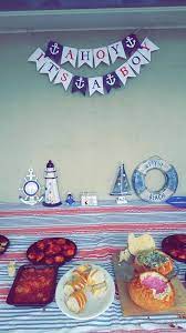 My Nautical Themed Baby Shower Food Station Baby Shower Food Station Baby Shower Food Shower Food