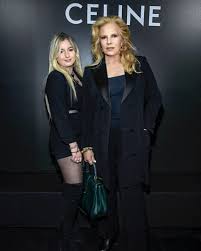 Sylvie Vartan Et Darina Au Defile Celine Laeticia Fashion Week Johnny Hallyday