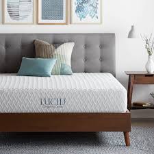 Comfy mattress to make any tired adventurer fall asleep. Lucid 10 Comfort Collection Plush Gel Memory Foam Mattress Queen Target