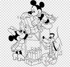 Goofy with mickey and minnie are skiing. Download Mickey Mouse And Friends Drawing Christmas Clipart Mickey Mouse Coloring Pages Disney Christmas Png Image With No Background Pngkey Com