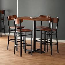 Lancaster Table Seating 30 X 48 Antique Walnut Solid Wood Live Edge Bar Height Table With 4 Boomerang Chairs Bar Height Table Table Seating Live Edge Wood