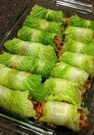 Asian Stuffed Napa Cabbage Rolls Recipe Food Recipes Healthy Recipes