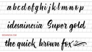 Menulis huruf tegak bersambung atau huruf rait. Tutorial Dasar Belajar Kaligrafi Dengan Brush Pen Idesainesia