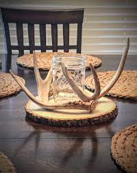 Real Deer Antler Centerpiece Table Centerpiece Wedding Centerpiece Centerpece Deer Antler Whitetail Antler Centerpiece Antler Wedding Decor Antlers Decor