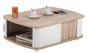 Remote controls, magazines, popcorn bowls… your living room table has a lot to take care of. Coffee Table Curved Corners Oak Simmob