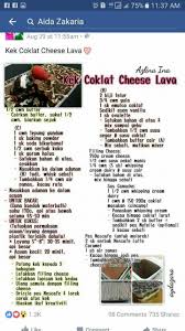 Cara membuat kek coklat moist kukus. Coklat Cheese Lava Cake Recipes Asian Cake Resep Cake