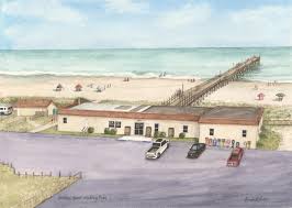 The repairs are expected to be completed within a couple of weeks. Holden Beach Fishing Pier Rn Art